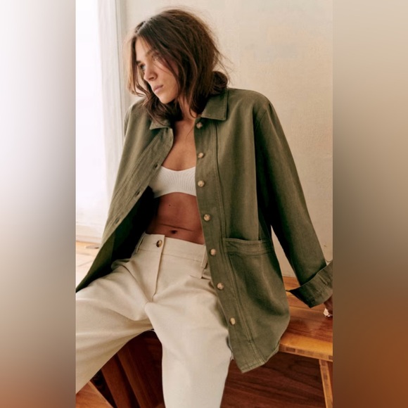 Sezane Jackets & Blazers - Sezane Will Jacket in Khaki/Green